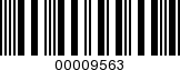 Barcode Image 00009563