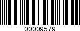 Barcode Image 00009579