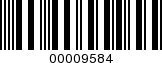 Barcode Image 00009584
