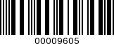 Barcode Image 00009605