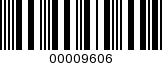 Barcode Image 00009606