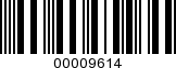 Barcode Image 00009614