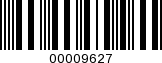 Barcode Image 00009627