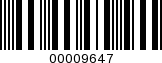 Barcode Image 00009647
