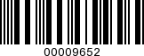 Barcode Image 00009652