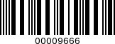Barcode Image 00009666