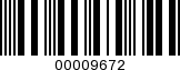 Barcode Image 00009672