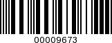 Barcode Image 00009673