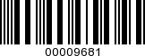 Barcode Image 00009681