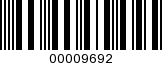 Barcode Image 00009692