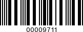 Barcode Image 00009711
