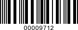 Barcode Image 00009712