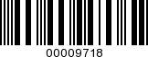 Barcode Image 00009718
