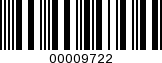Barcode Image 00009722