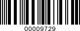 Barcode Image 00009729