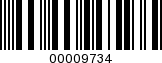 Barcode Image 00009734