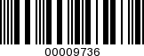 Barcode Image 00009736