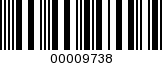 Barcode Image 00009738