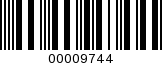 Barcode Image 00009744