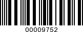 Barcode Image 00009752