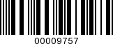 Barcode Image 00009757