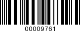 Barcode Image 00009761