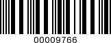 Barcode Image 00009766
