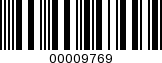 Barcode Image 00009769