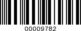 Barcode Image 00009782