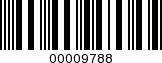 Barcode Image 00009788