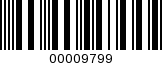 Barcode Image 00009799
