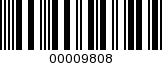 Barcode Image 00009808