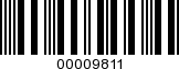 Barcode Image 00009811