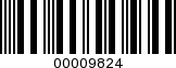 Barcode Image 00009824