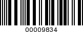 Barcode Image 00009834