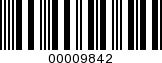 Barcode Image 00009842