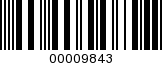 Barcode Image 00009843