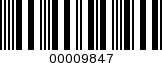 Barcode Image 00009847