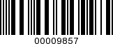 Barcode Image 00009857