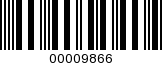 Barcode Image 00009866