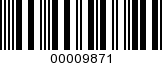 Barcode Image 00009871
