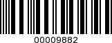 Barcode Image 00009882