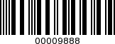 Barcode Image 00009888