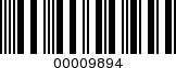 Barcode Image 00009894