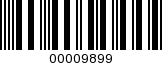 Barcode Image 00009899
