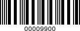 Barcode Image 00009900