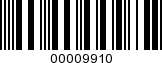Barcode Image 00009910