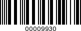 Barcode Image 00009930