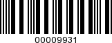 Barcode Image 00009931