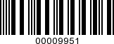 Barcode Image 00009951
